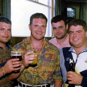 Footballer Paul Gascoigne - Gazza Paul Gascoigne pictured with brother Carl, left