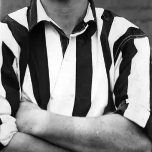 Footballer Tom Casey. Circa 1955