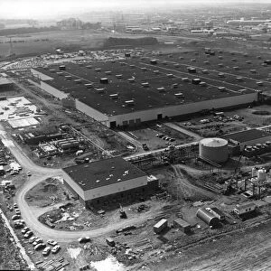 The Ford Motor Manufacturing plant at Bridgend, Wales, Picture taken 12 months