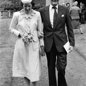Print of Douglas Hurd's 1982 Registry Office Wedding Print of Douglas Hurd's 1982 Registry Office Wedding