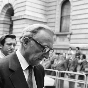 Print of Lord Carrington at Downing Street Cabinet Meeting, 24th April 1980 Print of Lord Carrington at Downing Street Cabinet Meeting, 24th April 1980
