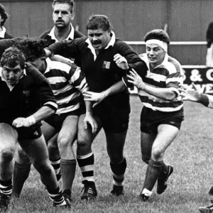 Forward Paul Suckling Drives, 26th September 1987 Print (00949) Forward Paul Suckling Drives, 26th September 1987 Print (00949)