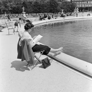 Parisian Afternoon Print, June 1958
