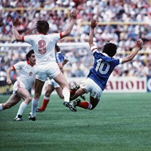 France v Czechoslovakia World cup 1982 Antonin Panenka (8