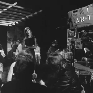 Francoise Hardy, french singer, makes a guest appearance on ITV music show They Francoise Hardy, french singer, makes a guest appearance on ITV music show They