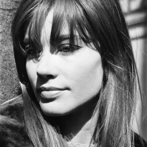 Francoise Hardy at St Georges Church, Mayfair Print 1965