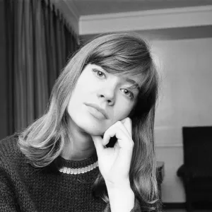 Francoise Hardy, french singer aged 19 years old, in the UK to promote four new records Francoise Hardy, french singer aged 19 years old, in the UK to promote four new records