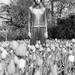 Francoise Hardy at the Savoy Hotel, London Print 1968