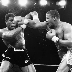 Frank Bruno Boxing against Tim Witherspoon for the World Title