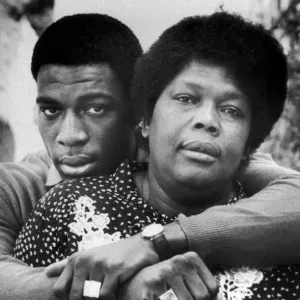 Frank Bruno with Mum Print, Circa 1983