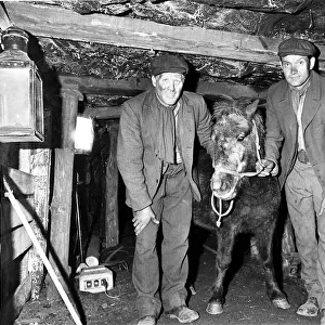 Frank Clough (left) and Bobby Bell (Right) the two miners from County Durham pictures