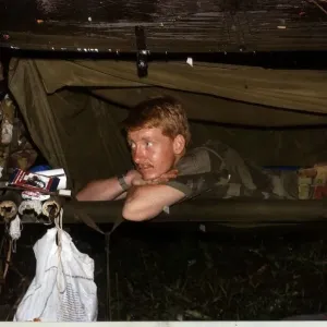 Franz Kollegen ehemaliger britischer Spezialkräfteoffizier, der sich dem Christentum zuwanderte und zum Glauben kam. August 1990
