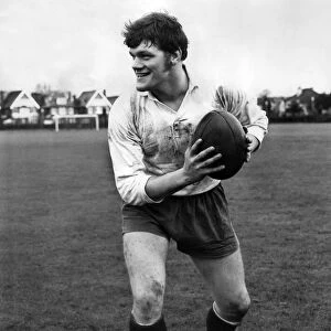 Frank Cotton, Englands Rugby Union player. March 1971 P011347