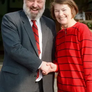 Frank Dobson and Glenda Jackson Labour Print 1990 Frank Dobson and Glenda Jackson Labour Print 1990