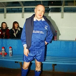 Frank Maloney Boxing Promoter November 1996. Playing in a charity football match