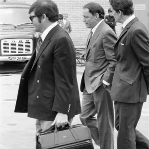 Frank Sinatra, pictured at London Gatwick Airport heading for Nice Frank Sinatra, pictured at London Gatwick Airport heading for Nice