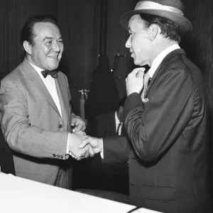 Frank Sinatra seen here with Jack Bentley 17th June 1962