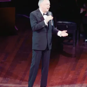 Frank Sinatra singer in concert. 21st April 1989 Frank Sinatra singer in concert. 21st April 1989