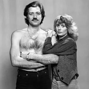 Frank Worthington footballer with wife Brigitta January 1978 Frank Worthington footballer with wife Brigitta January 1978