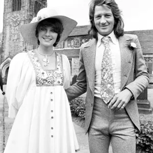 Frank Worthington at Brother's Wedding Print, July 1972 Frank Worthington at Brother's Wedding Print, July 1972