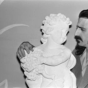 Frank Zappa. American musician. Pictured at The Dorchester Hotel in London