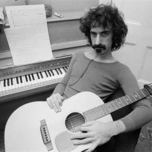 Frank Zappa. American musician. Pictured in London Frank Zappa. American musician. Pictured in London