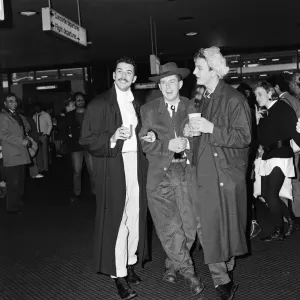 Frankie Goes To Hollywood band members pictured at London Airport Frankie Goes To Hollywood band members pictured at London Airport