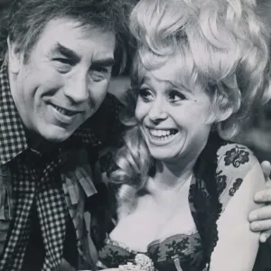 Frankie Howerd and Barbara Windsor rehearsing for the production of Frankie Howerd and Barbara Windsor rehearsing for the production of