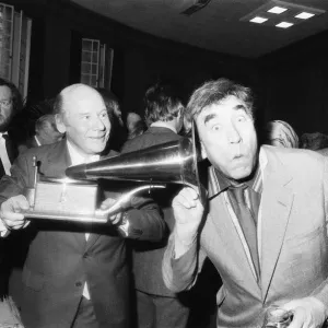 Frankie Howerd at the party for the 40th anniversary of Desert Island Discs seen here Frankie Howerd at the party for the 40th anniversary of Desert Island Discs seen here