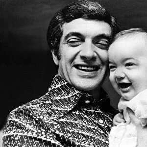 Frankie Vaughan with his grandaughter Natalie Lisa 1976