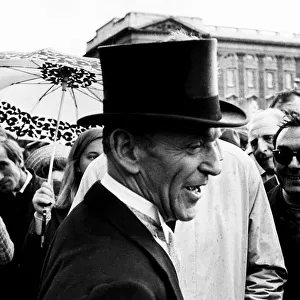 Fred Astaire - July 1968 outside Buckingham Palace - during the final scene of