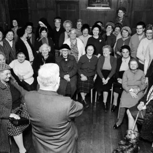 Fred Davies: King of the Darby and Joan Club, 1970 Print