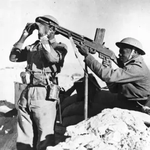 French Colonial Troops in The Western Desert. Picture taken 14th March 1942 French Colonial Troops in The Western Desert. Picture taken 14th March 1942