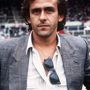 French footballer Michel Platini August 1987