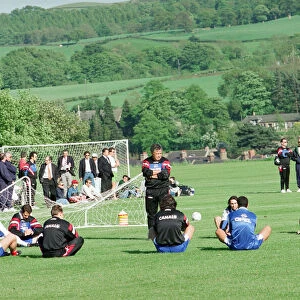 French Squad Training at Haydon Bridge High School in Northumberland, 9th June 1996