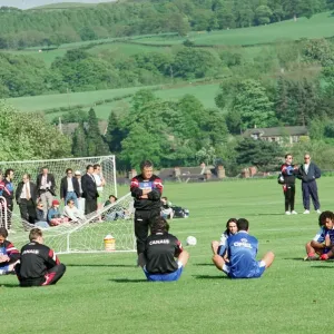 French Squad Training at Haydon Bridge High School in Northumberland, 9th June 1996