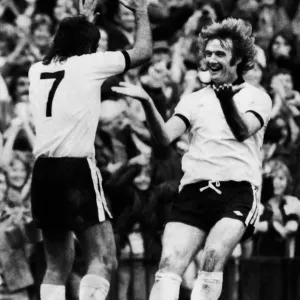 Fulham v Chelsea League Match Print 1975
