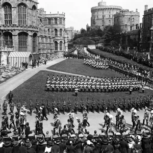 The funeral of King Edward VII May 1910 Edward died at Sandringham on May 6, 1910 The funeral of King Edward VII May 1910 Edward died at Sandringham on May 6, 1910