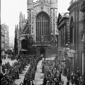 Funeral of King George V 28th January 1936 Funeral procession of King George V seen Funeral of King George V 28th January 1936 Funeral procession of King George V seen