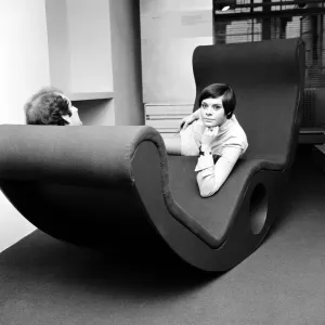 Furniture show at the Design Centre, 2nd January 1967