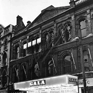 The Gala cinema, St Mary Street, Cardiff. Sept 1968