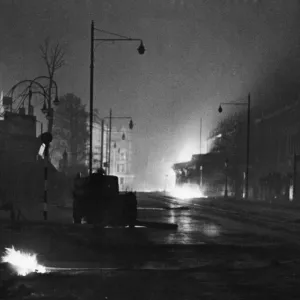 Gallant London Fire Service. During a recent air raid incendiary bombs fell in