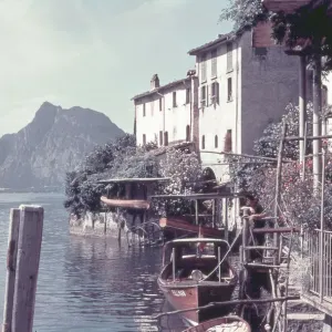 Gandria Village, Lake Lugano, Switzerland July 1938 Gandria Village, Lake Lugano, Switzerland July 1938