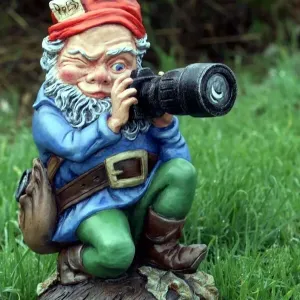 Prince Charles 50th Birthday Garden Gnome Print November 1998 Prince Charles 50th Birthday Garden Gnome Print November 1998