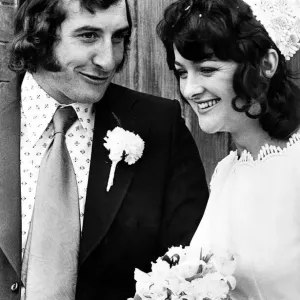 Gareth Edwards (joueur de rugby à XV gallois) et son épouse Maureen Edwards lors de leur.