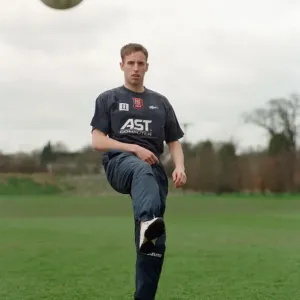 Gareth Southgate, footballer, pictured when he was a player at Aston Villa Gareth Southgate, footballer, pictured when he was a player at Aston Villa