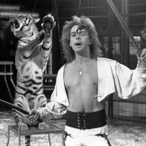 Gary Ambrose with Bengal Tiger at Preston Park Print 1988 Gary Ambrose with Bengal Tiger at Preston Park Print 1988