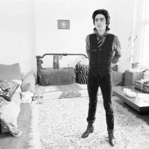 Gary Holton at Flat with Tracey Boyle, January 1978 Print Gary Holton at Flat with Tracey Boyle, January 1978 Print