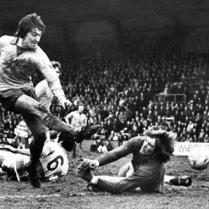 Gary Jones v Everton, 12th January 1974 Print