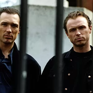 Gary Kemp and his brother Martin who starred in the true stroy of the Kray Twins of
